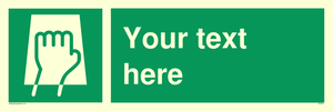 Custom Push Pad Sign