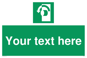 Custom Turn Anti-Clockwise Sign