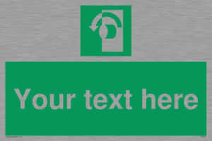 Custom Turn Anti-Clockwise Sign