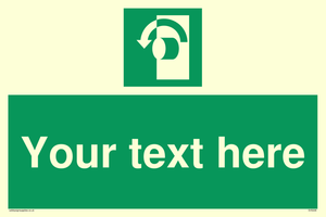 Custom Turn Anti-Clockwise Sign
