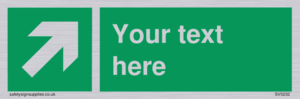 Custom Arrow Top Right Sign