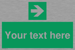 Custom Arrow Right Sign