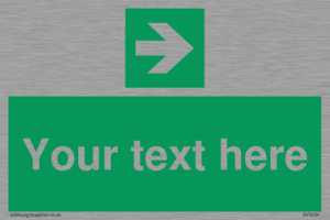 Custom Arrow Right Sign