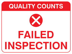 Failed inspection