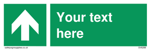 Safe condition Custom arrow up sign