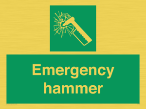 Emergency hammer