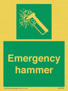 Emergency hammer