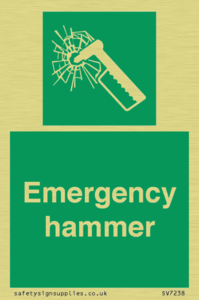 Emergency hammer