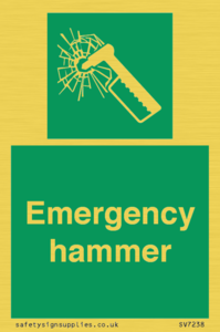 Emergency hammer