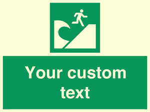 Custom Safe Condition Tsunami evacuation area