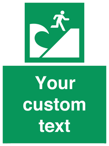 Custom Safe Condition Tsunami evacuation area