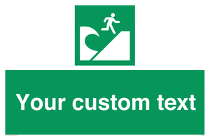 Custom Safe Condition Tsunami evacuation area