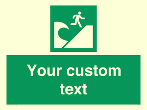Custom Safe Condition Tsunami evacuation area