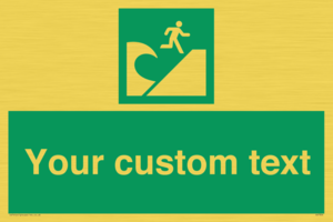 Custom Safe Condition Tsunami evacuation area