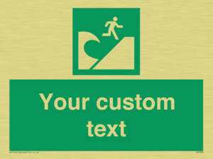 Custom Safe Condition Tsunami evacuation area