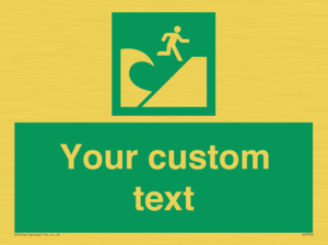 Custom Safe Condition Tsunami evacuation area