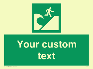 Custom Safe Condition Tsunami evacuation area