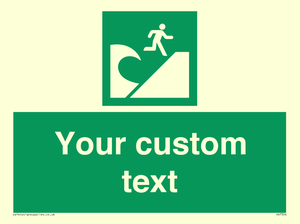 Custom Safe Condition Tsunami evacuation area