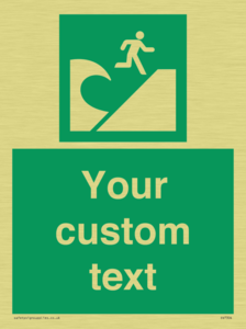 Custom Safe Condition Tsunami evacuation area
