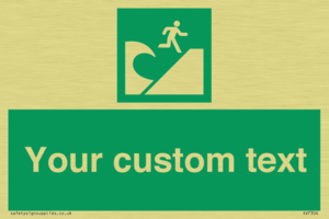 Custom Safe Condition Tsunami evacuation area