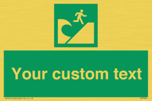 Custom Safe Condition Tsunami evacuation area