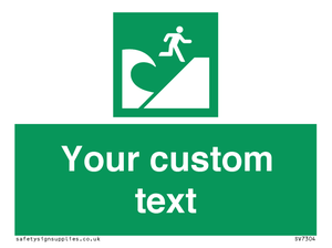 Custom Safe Condition Tsunami evacuation area