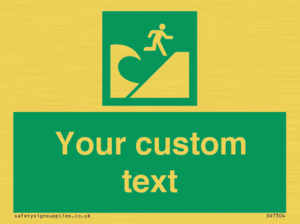 Custom Safe Condition Tsunami evacuation area