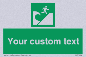 Custom Safe Condition Tsunami evacuation area