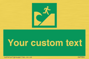 Custom Safe Condition Tsunami evacuation area