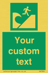 Custom Safe Condition Tsunami evacuation area