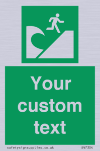 Custom Safe Condition Tsunami evacuation area