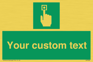 Custom Safe Condition Emergency call point