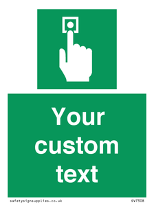 Custom Safe Condition Emergency call point