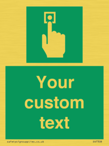 Custom Safe Condition Emergency call point