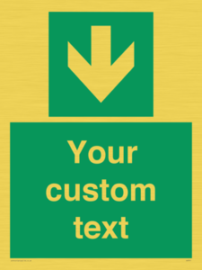 Custom Safe Condition Down arrow