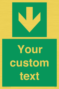 Custom Safe Condition Down arrow