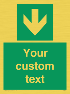 Custom Safe Condition Down arrow