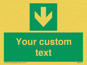 Custom Safe Condition Down arrow