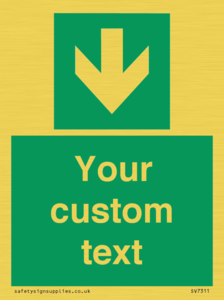 Custom Safe Condition Down arrow