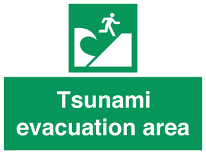 Tsunami evacuation area