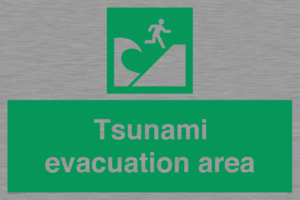 Tsunami evacuation area