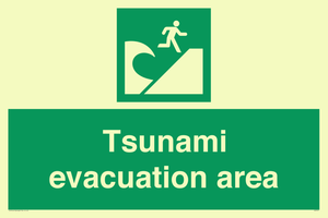 Tsunami evacuation area