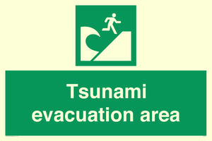 Tsunami evacuation area