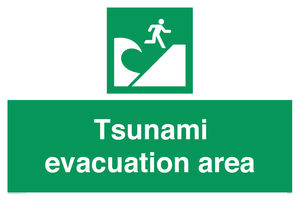 Tsunami evacuation area