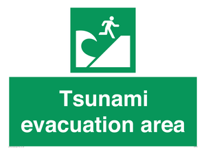 Tsunami evacuation area