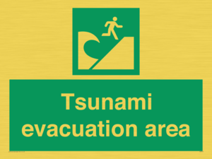 Tsunami evacuation area