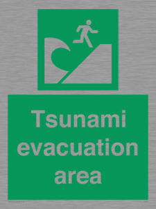 Tsunami evacuation area