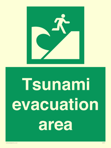 Tsunami evacuation area