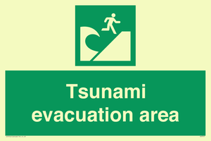 Tsunami evacuation area