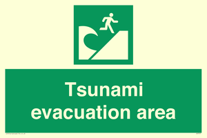 Tsunami evacuation area